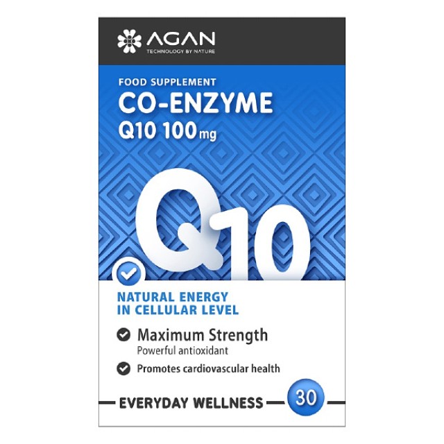 Agan Co-Enzyme Q10 100mg 30 capsules