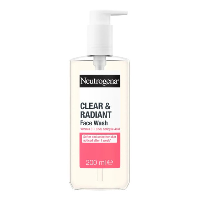 Neutrogena Clear and Radiant Face Wash 200ml