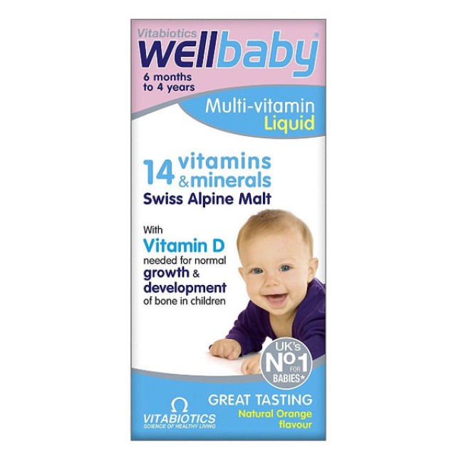 Vitabiotics Wellbaby Multivitamin Liquid 150ml