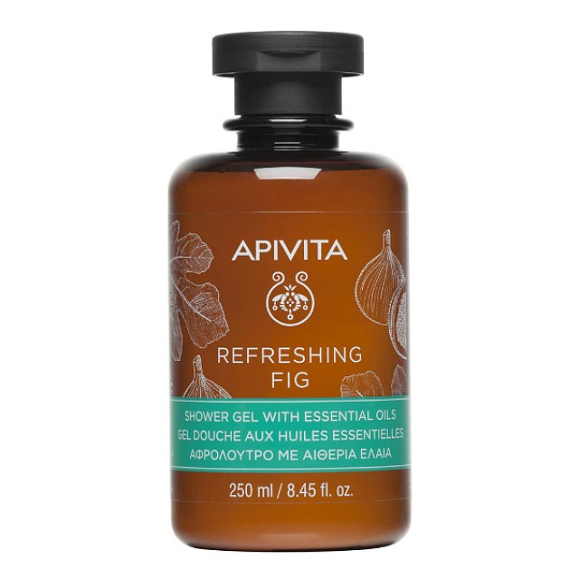 Apivita Refreshing Fig Shower Gel 250ml