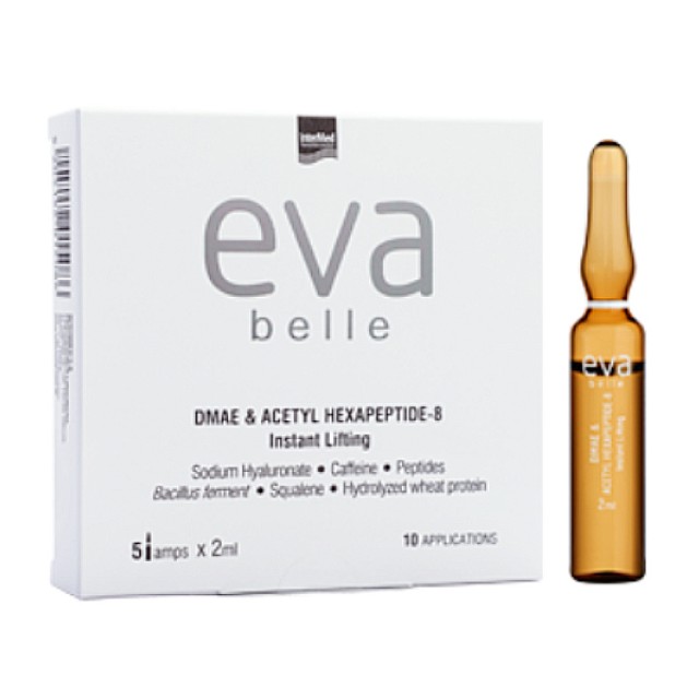 Intermed Eva Belle DMAE & Acetyl Hexapeptide-8 Αμπούλες 5x2ml