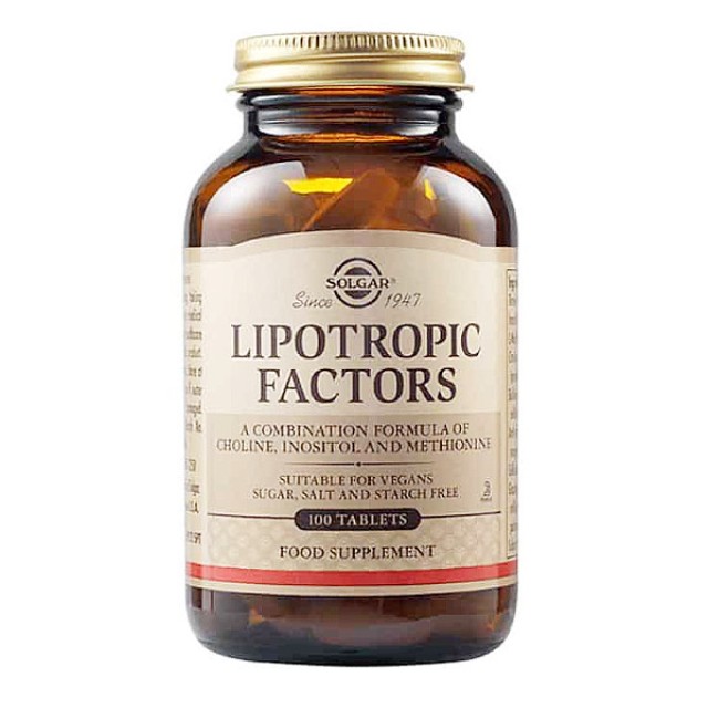 Solgar Lipotropic Factors 100 tablets