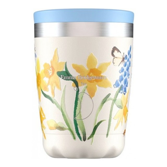 Chilly's Reusable Coffee Cup Emma Bridgewater Little Daffodils 340ml