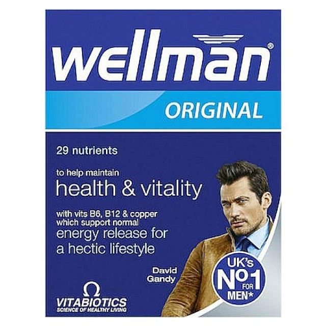 Vitabiotics Wellman Original 30 ταμπλέτες