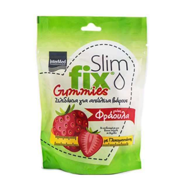 Intermed Slim Fix Gummies με Γεύση Φράουλα 210gr
