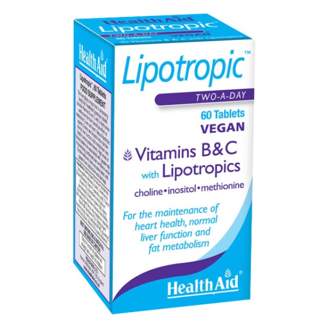 Health Aid Lipotropic 60 ταμπλέτες
