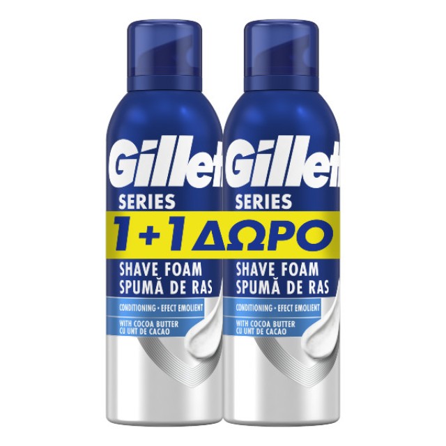 Gillette Series Conditioning Shave Foam 2x250ml