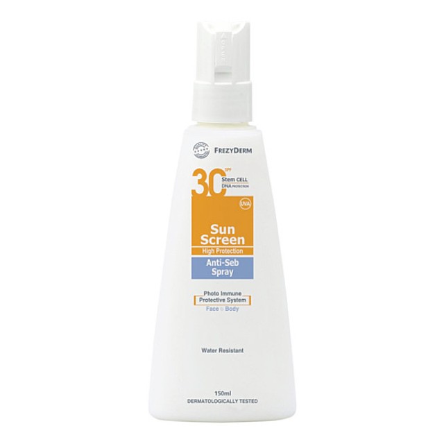 Frezyderm Sun Screen Anti-Seb Spray SPF30 150ml