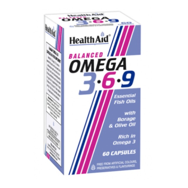 Health Aid Omega 3-6-9 (1155mg) 60 capsules