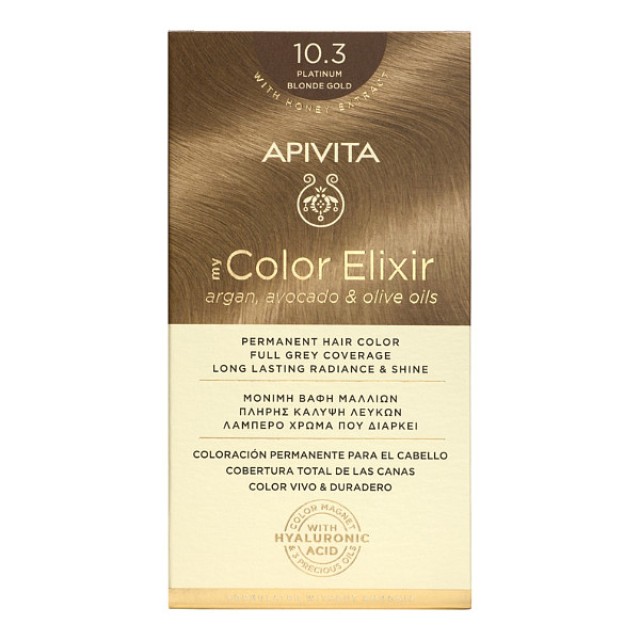 Apivita My Color Elixir 10.3 Platinum Blonde Gold