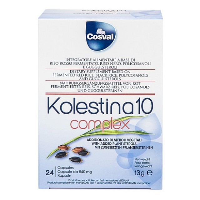 Cosval Kolestina 10 Complex 24 κάψουλες