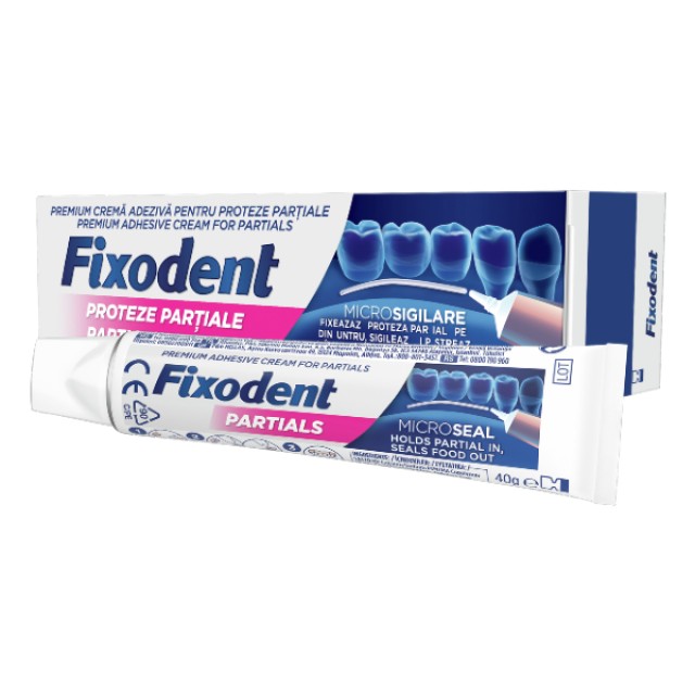 Fixodent Pro Microseal Στερεωτική Κρέμα για Μερική Τεχνητή Οδοντοστοιχία 40g
