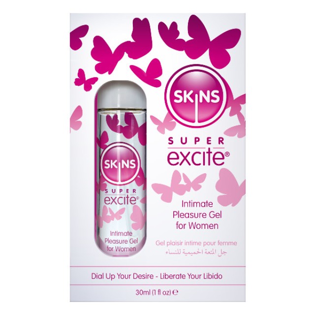 Skins Super Excite Intimate Pleasure Gel for Women 30ml