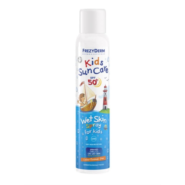 Frezyderm Kids SunCare Wet Skin Αντηλιακό Spray Για Παιδιά SPF50+ 200ml