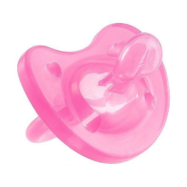 Chicco Pacifier All Silicone Pink 16-36m 1 piece