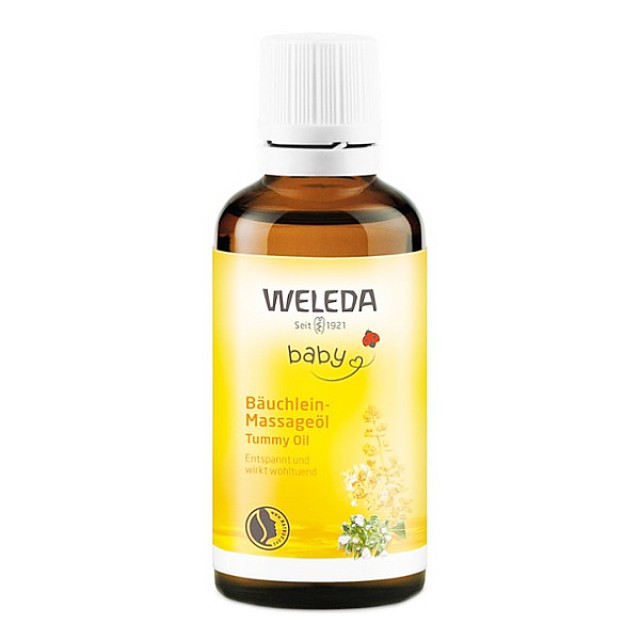 Weleda Baby Λάδι Μασάζ με Αμύγδαλο για την Κοιλίτσα του Μωρού 50ml