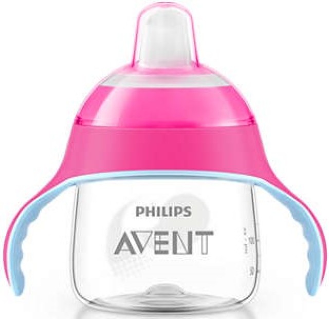 Philips Avent Κύπελλο Με Στόμιο Ροζ 6m+ 200ml