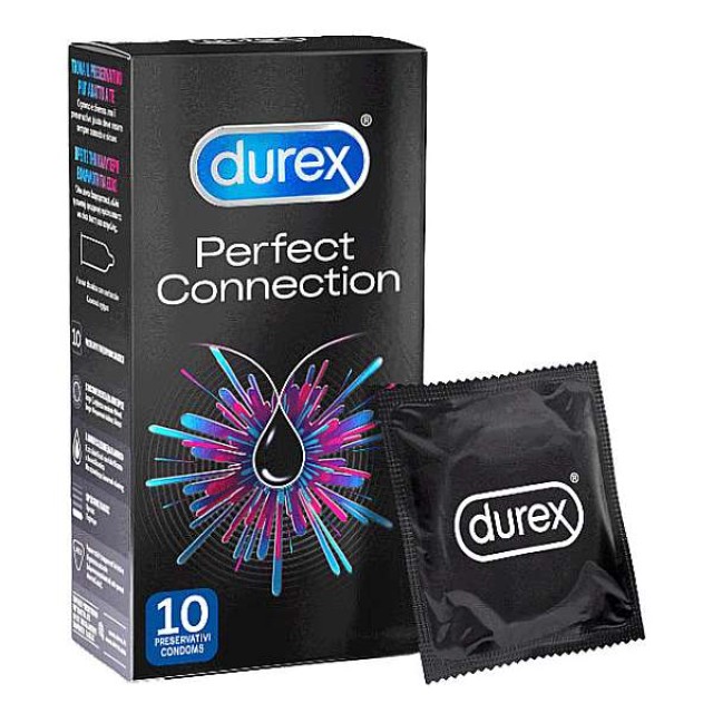 Durex Perfect Connection Προφυλακτικά με έξτρα Λιπαντικό 10 τεμάχια