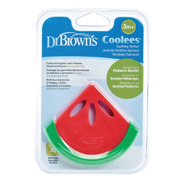 Dr. Brown's Silicone Teether 3m+ Watermelon 1 τεμάχιο