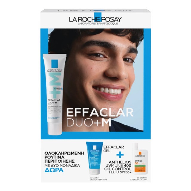 La Roche-Posay Effaclar Duo+M Anti-Imperfections Triple Corrective Care 40ml & Effaclar Gel 50ml