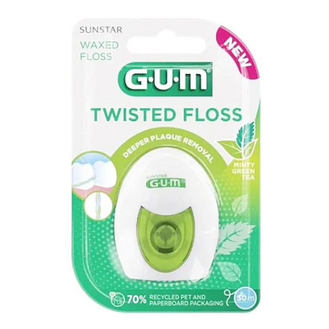 Gum Twisted Floss Οδοντικό Νήμα 30m