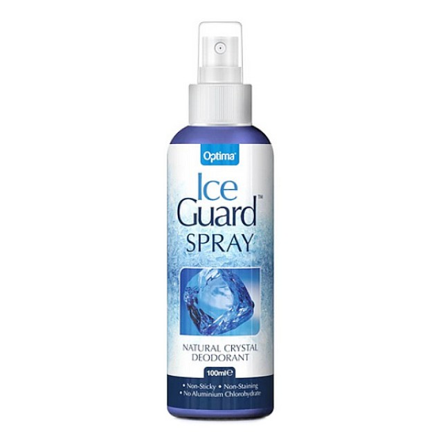 Optima Ice Guard Natural Crystal Deodorant Spray 100ml