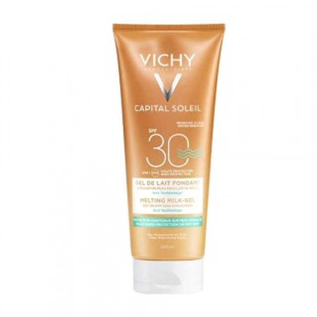 Vichy Capital Soileil Wet Skin Technology Αντηλιακό Γαλάκτωμα Gel SPF30 200ml