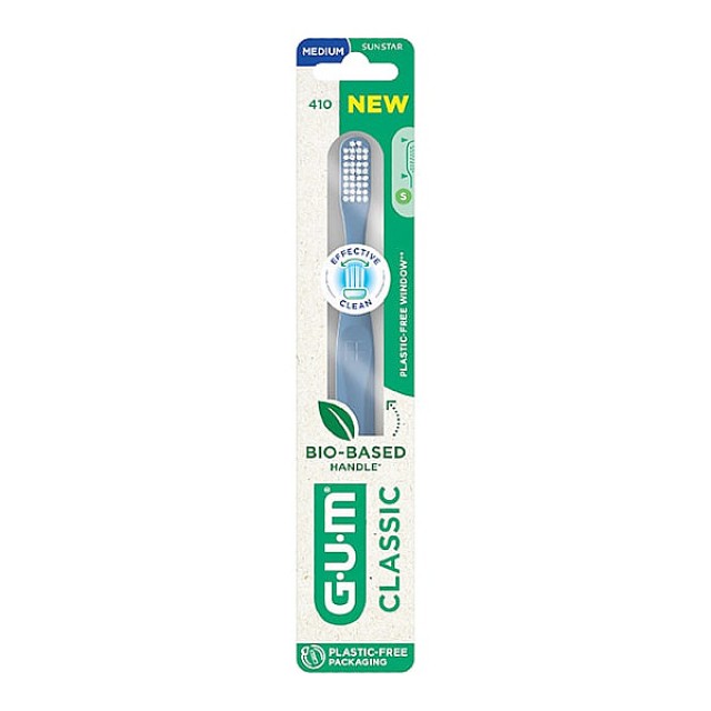 Gum Classic Toothbrush Medium Διάφορα Χρώματα 1 τεμάχιο