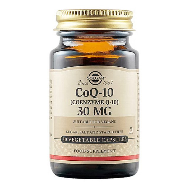 Solgar CoQ-10 30mg 30 capsules