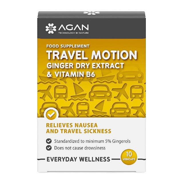 Agan Travel Motion 10 herbal capsules