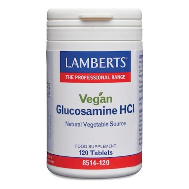 Lamberts Vegan Glucosamine HCL 750mg 120 ταμπλέτες