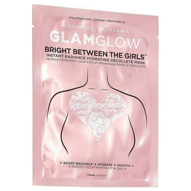 Glamglow Bright Between The Girls Instant Radiance Hydrating Decollete Mask 1τμχ