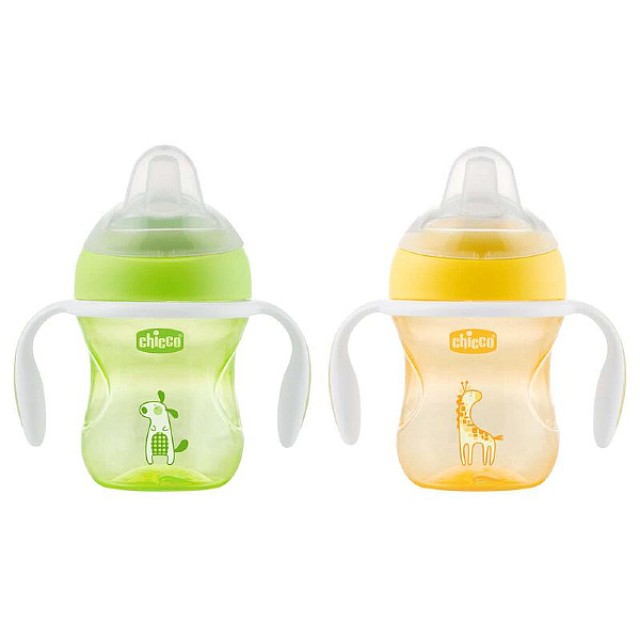 Chicco Transition Cup Green or Yellow 4m+ 200ml