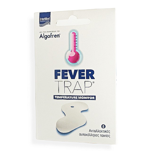 Intermed Algofren Fever Trap Temperature Monitor 8 replacement adhesive strips