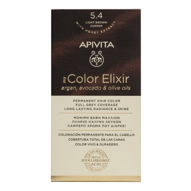 Apivita My Color Elixir 5.4 Light Brown Copper
