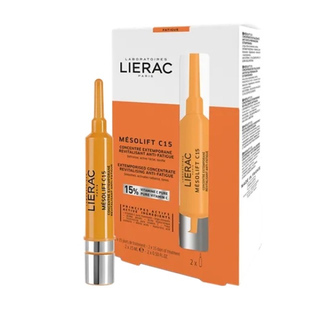 Lierac Mesolift C15 Anti-fatigue Revitalizing Concentrate 2x15ml