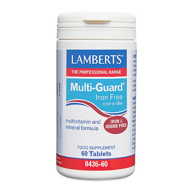 Lamberts Multi-Guard Iron Free 60 ταμπλέτες