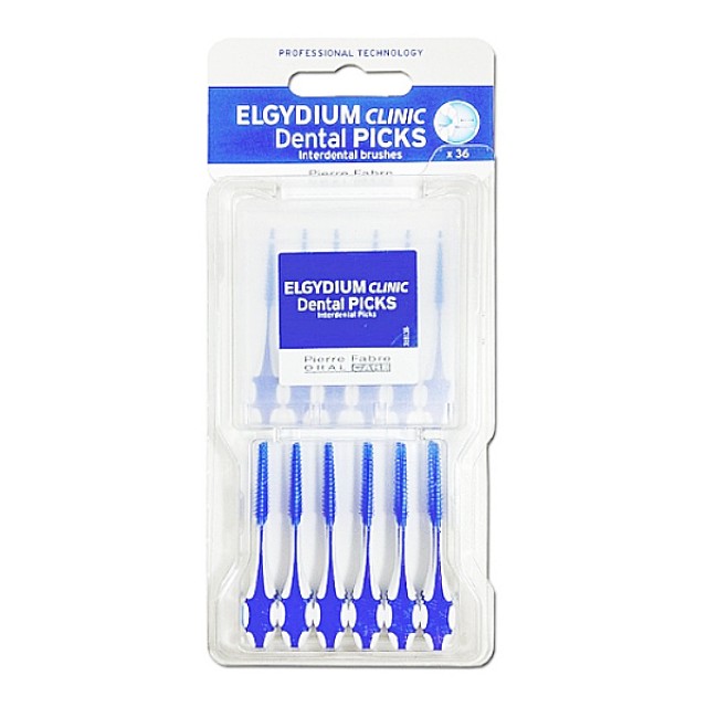 Elgydium Clinic Dental Picks Οδοντιατρική Οδοντογλυφίδα 36 τεμάχια