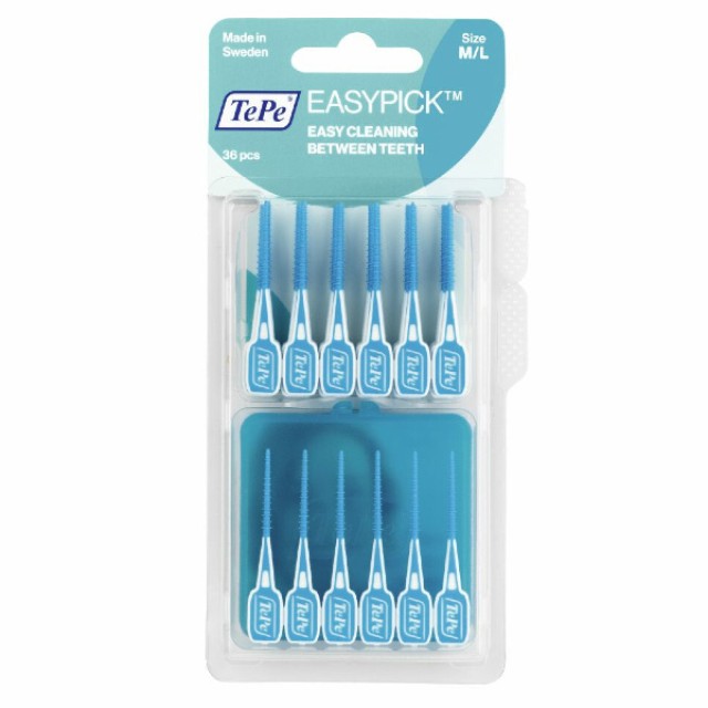 TePe EasyPick Reinforced Elastic Toothpick Size M/L 36 pcs