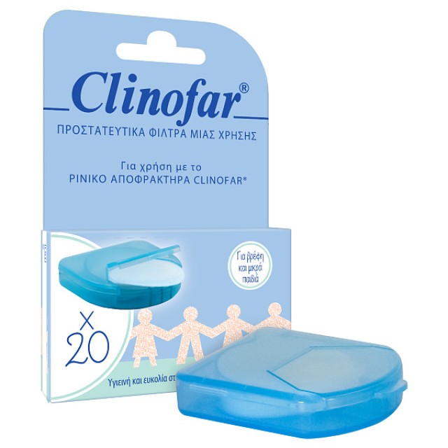 Clinofar Nasal Obstructor Filters 20 pieces