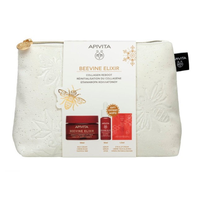 Apivita Beevine Elixir Cream Rich Texture 50ml & Serum 10ml