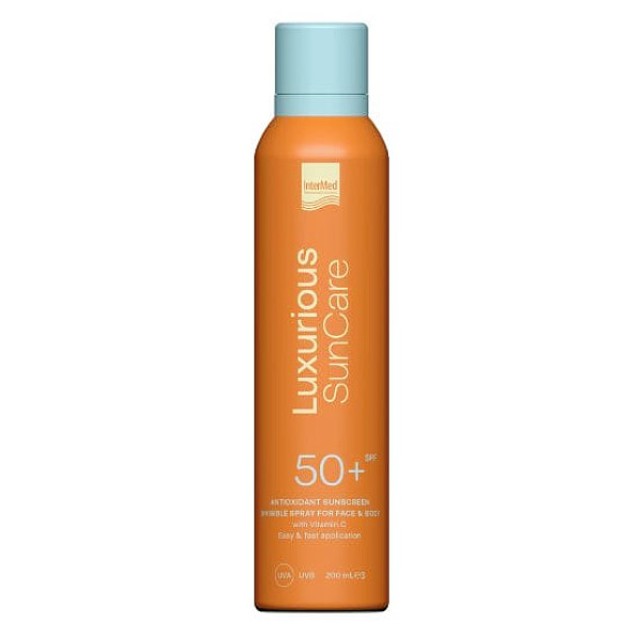 Intermed Luxurious Sun Care Antioxidant Sunscreen Invisible Spray Face & Body SPF50 200ml