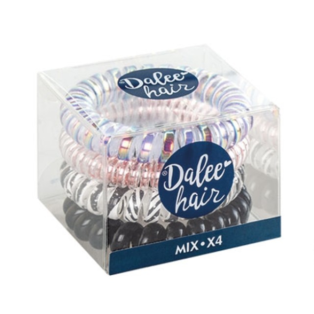 Dalee Hair Ties Spirals Mix 4τεμάχια