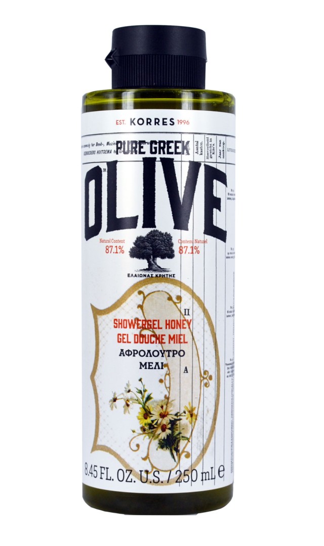 KORRES Pure Greek Olive Αφρόλουτρο Μέλι 250ml