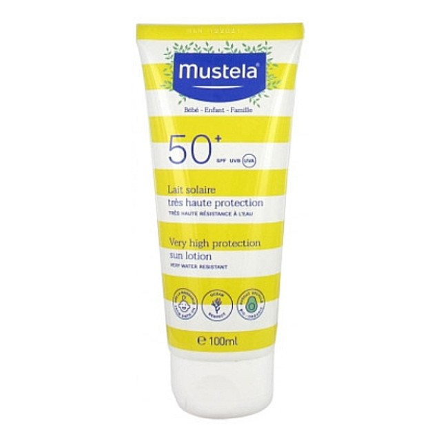 Mustela Αντηλιακό Σώματος & Προσώπου Πολύ Υψηλής Προστασίας SPF50 100ml