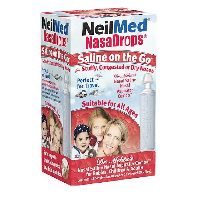 NeilMed NasaDrops Ampoules 15x15ml