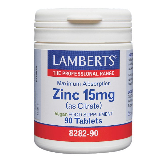 Lamberts Zinc 15mg 90 ταμπλέτες