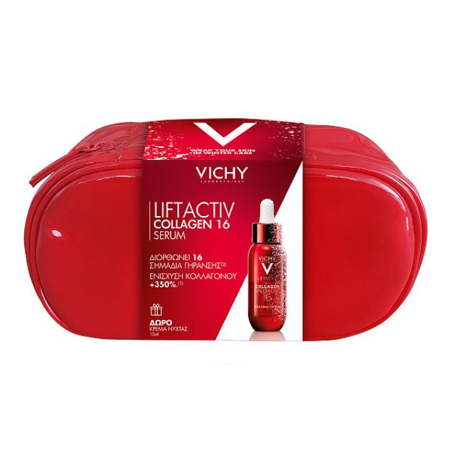 Vichy Liftactiv Collagen Specialist 16 Bonding Serum 30ml & Night Cream 15ml