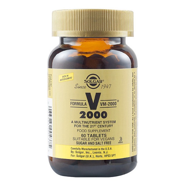 Solgar Multivitamin VM-2000 60 tablets