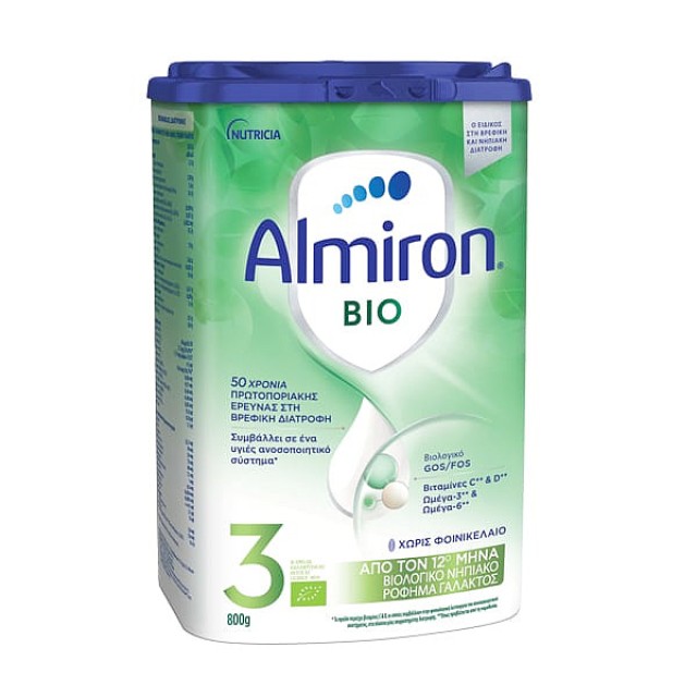 Nutricia Almiron Bio 3 Γάλα σε Σκόνη 12m+ 800g